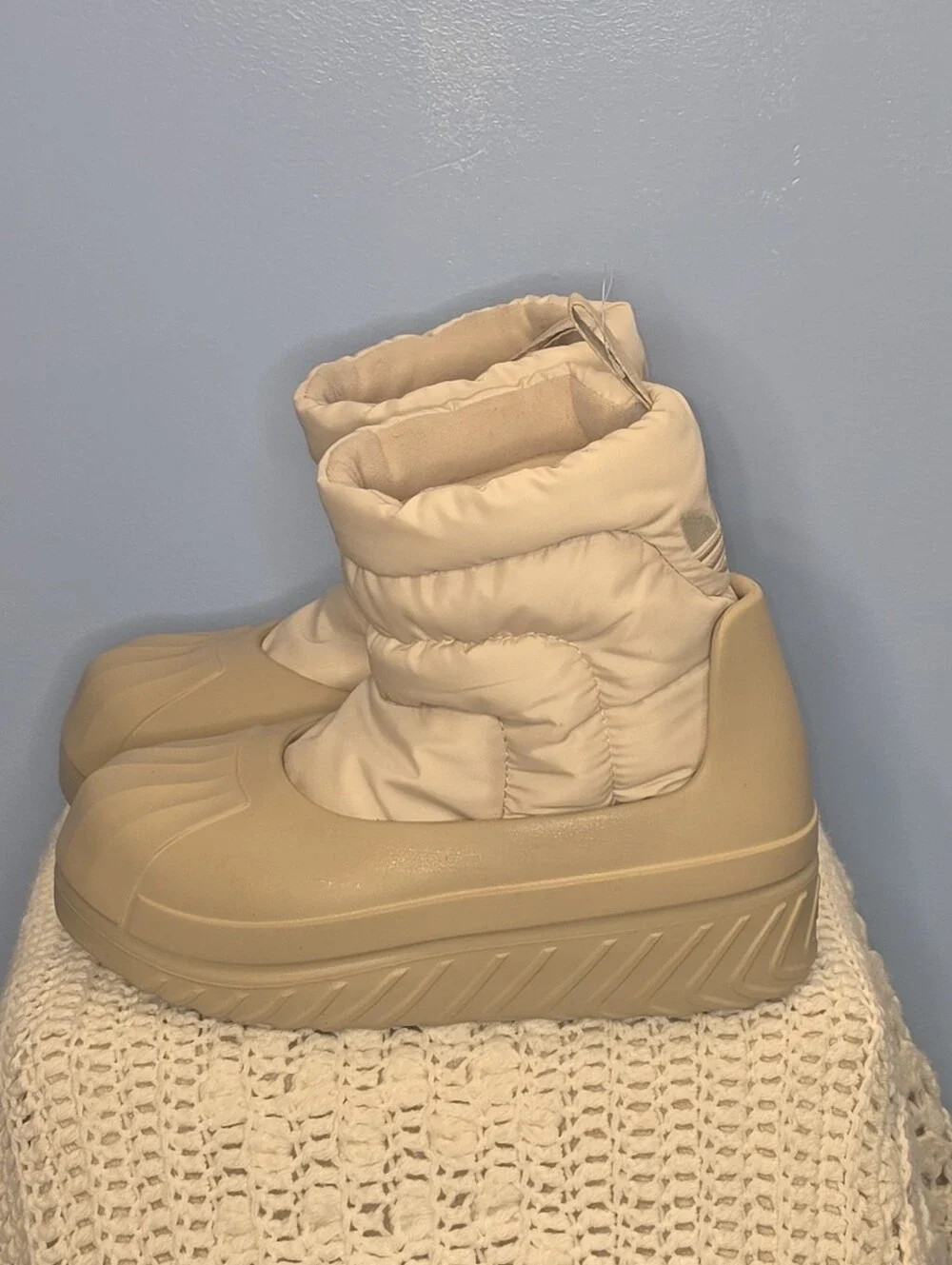 adidas Originals Adifom Superstar Convertible Winter Boots - Wonder Beige - NWOB